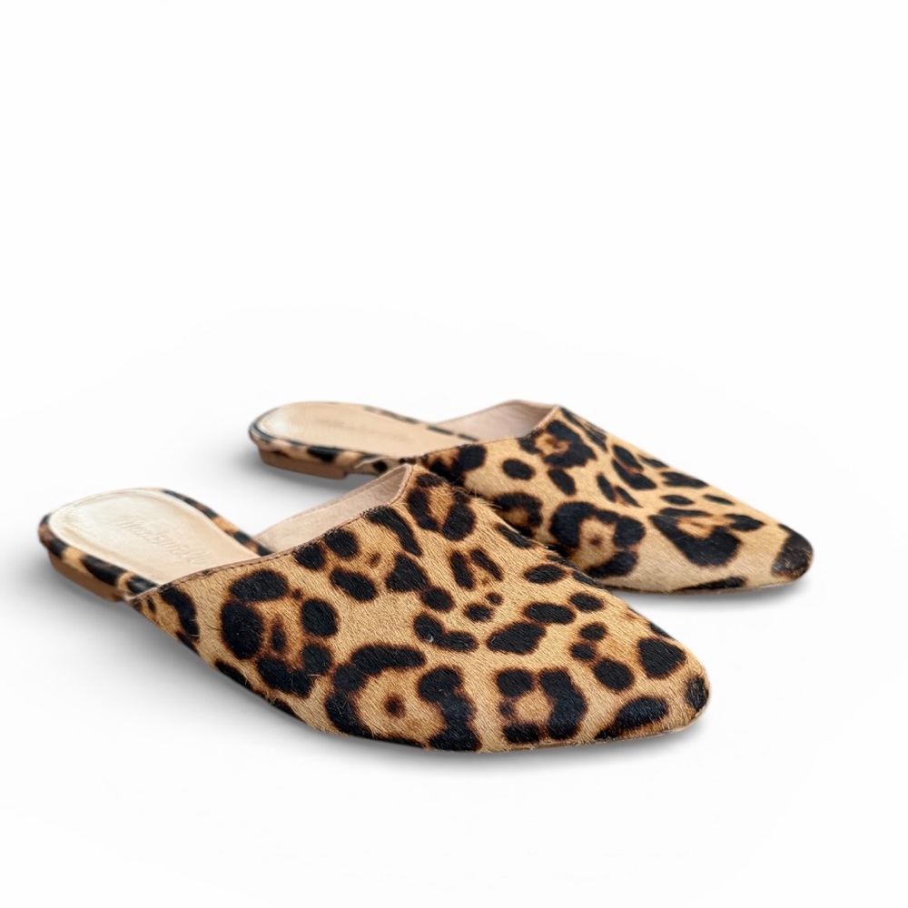 Madewell‎ Leopard Printed Calf Hair Women's Mules
